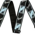 Fender 2" monogrammed strap Black/grey/blue