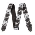 Fender 2" monogrammed strap Black/grey