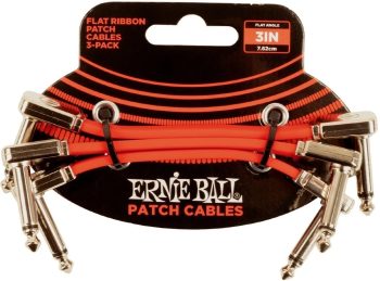 Ernie-Ball 6401 Patch Flat Red 7,5cm 3 Pack