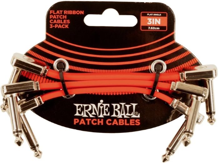 Ernie-Ball 6401 Patch Flat Red 7,5cm 3 Pack