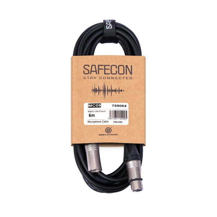 Safecon MC09 6m XLR/XLR Neutrik