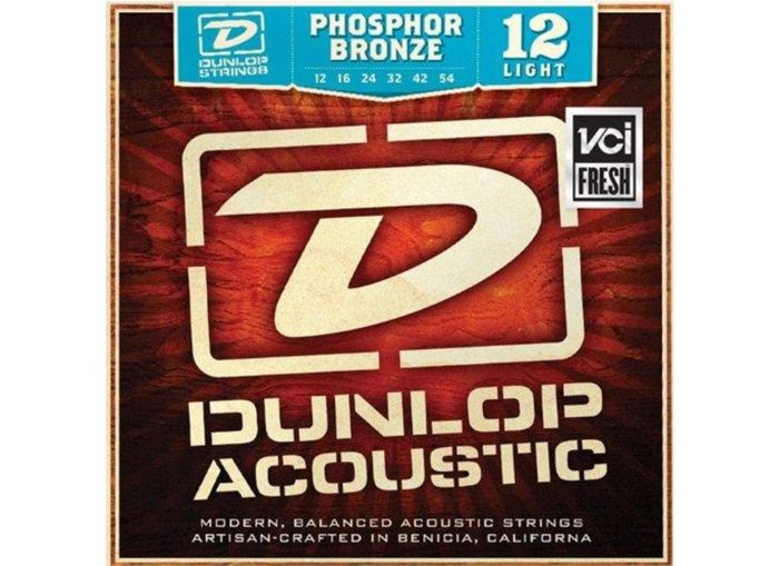 Dunlop DAP1254 - Phosphor Bronze, Light, 12-54