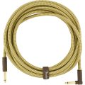 Fender Deluxe Series Instrument Cable, Straight/Angle, 18 . [other]