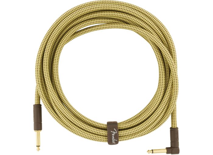 Fender Deluxe Series Instrument Cable, Straight/Angle, 18 . [other]