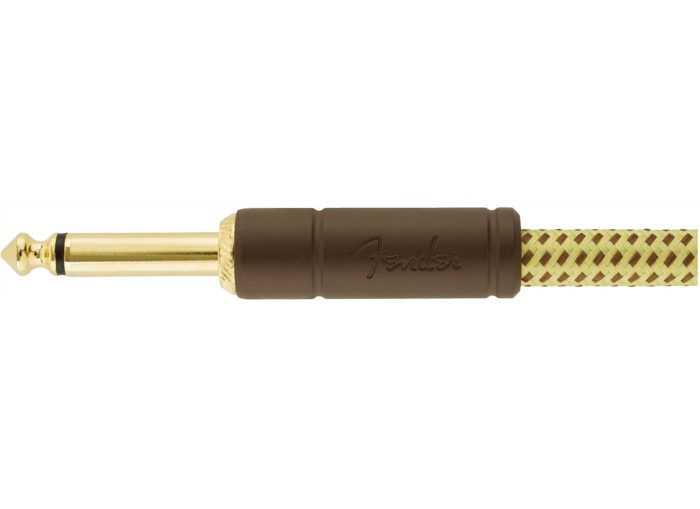 Fender Deluxe Series Instrument Cable, Straight/Angle, 18 . [other]