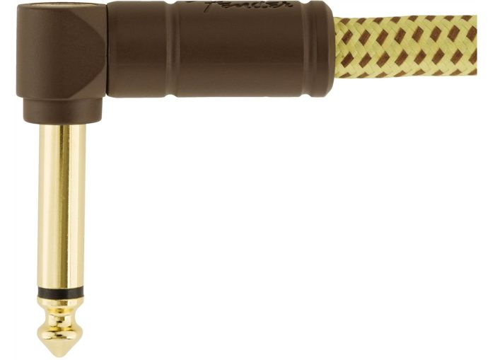 Fender Deluxe Series Instrument Cable, Straight/Angle, 18 . [other]