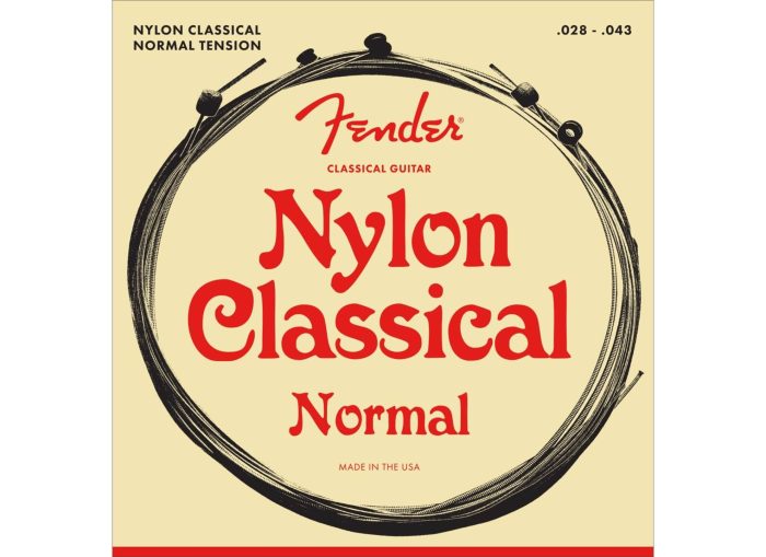 Fender Classical/Nylon Guitar Strings 130 Clear/Silver Ball End