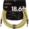 Fender Deluxe Series Instrument Cable, Straight/Straight, 18.6' Twe
