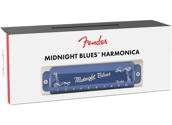 Fender Midnight Blues Harmonica, Key of B Flat