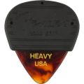 Fender Mojo Grip Picks, Celluloid, Heavy, 3-Pack, Tortoiseshell