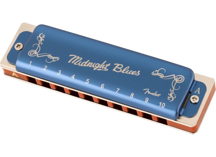 Fender Midnight Blues Harmonica, Key of A