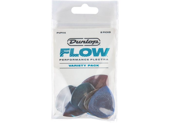 Dunlop Plektrum PVP114 PICK FLOW VARIETY PACK - 8