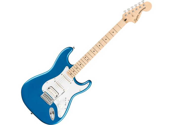 Squier Affinity Series Stratocaster HSS Pack, Maple Fingerboard, Lake Placid Blue, Gig Bag, 15G - 230V EU