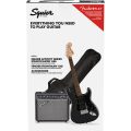 Squier Affinity Series Stratocaster HSS Pack, Laurel Fingerboard, Charcoal Frost Metallic, Gig Bag, 15G - 230V EU