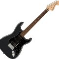 Squier Affinity Series Stratocaster HSS Pack, Laurel Fingerboard, Charcoal Frost Metallic, Gig Bag, 15G - 230V EU