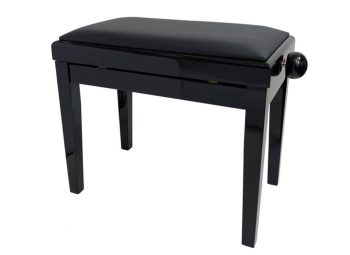 Pulse Pianostol DELUXE svart polerad