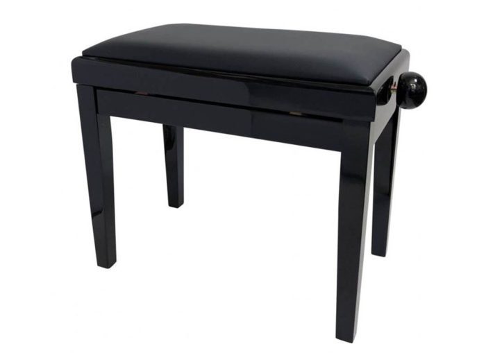Pulse Pianostol DELUXE svart polerad