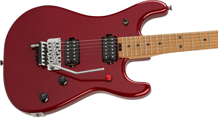 Evh 5150  Series Deluxe, Baked Maple, Candy Apple Red Metallic