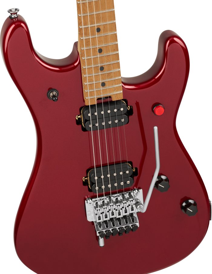 Evh 5150  Series Deluxe, Baked Maple, Candy Apple Red Metallic