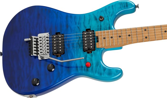 Evh 5150  Series Deluxe QM, Baked Maple, Pacific Drift