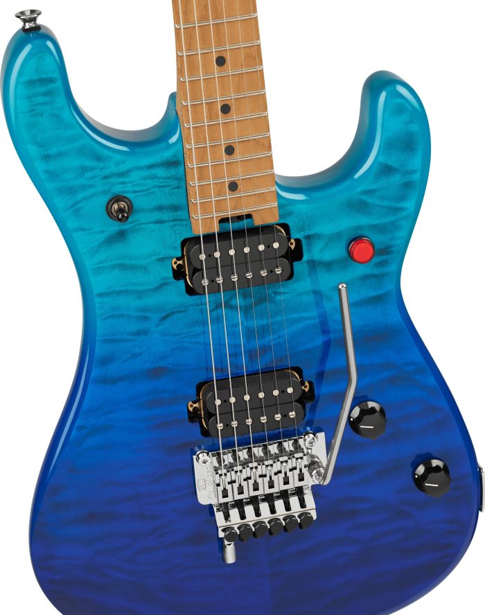 Evh 5150  Series Deluxe QM, Baked Maple, Pacific Drift