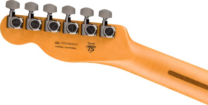 Fender 75th Anniversary American Ultra II Telecaster, Ebony Fingerboard, Liquid Gold