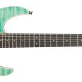 Charvel Pro-Mod Plus Dinky DK24 HSS 2PT EB QM, Ebony Fingerboard - Blue Curaçao