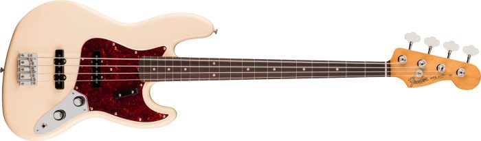 Fender Vintera III Early '60s Jazz Bass, Rosewood Fingerboard, Olympic White