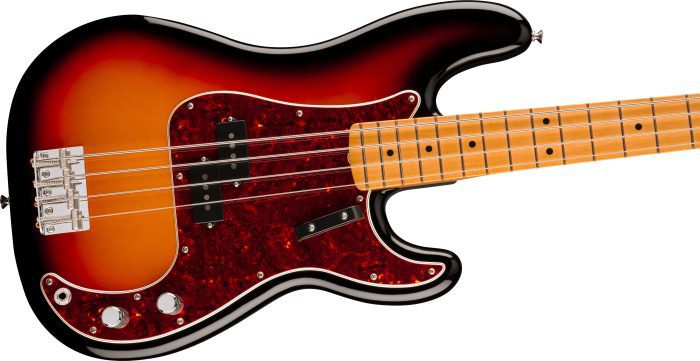 Fender Vintera III Late '60s Precision Bass, Maple Fingerboard, 3-Color Sunburst