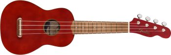 Fender Venice Soprano Uke, Walnut FB, Cherry