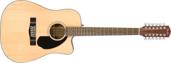 Fender CD-60SCE Dreadnought 12-string, Walnut FB Natural
