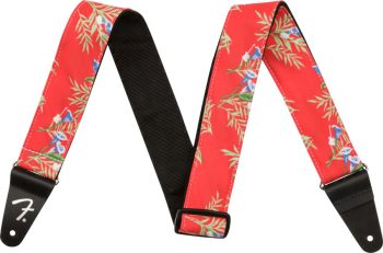Fender 2" Hawaiian Strap, Red Floral