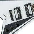 Jackson JS Series Rhoads JS32T, Amaranth Fingerboard, White with Black Bevels