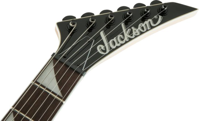 Jackson JS Series Rhoads JS32T, Amaranth Fingerboard, White with Black Bevels