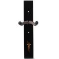 Taylor 70193 Guitar Hanger,Ebony,Bouquet Myrtlewood/Boxwood Inlay