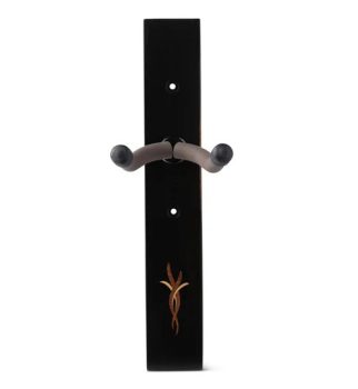 Taylor 70193 Guitar Hanger,Ebony,Bouquet Myrtlewood/Boxwood Inlay