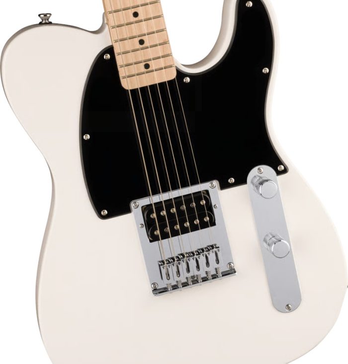 Squier Esquire H, Maple Fingerboard, Black Pickguard, Arctic White