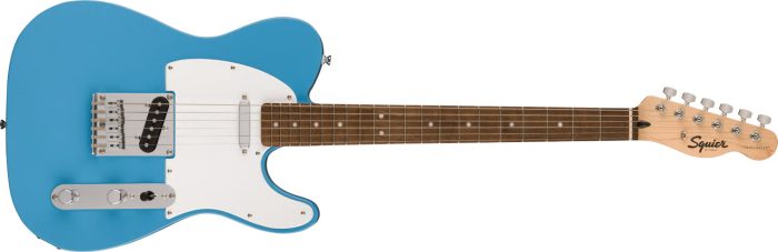 Squier Telecaster, Laurel Fingerboard, White Pickguard, California Blue