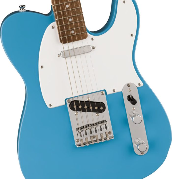 Squier Telecaster, Laurel Fingerboard, White Pickguard, California Blue