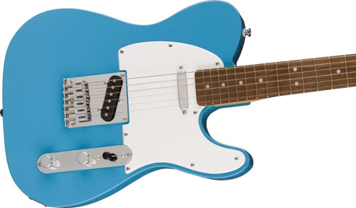 Squier Telecaster, Laurel Fingerboard, White Pickguard, California Blue