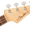 Fender Fullerton Strat Uke, Walnut Fingerboard, White Pickguard Candy Apple Red