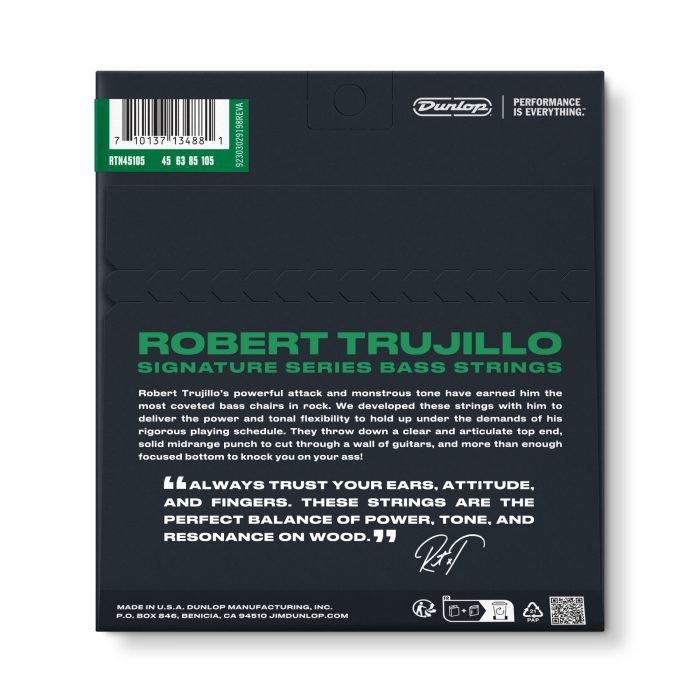 Dunlop RTN45105 Trujillo Sign. Nickel 45/105-4/set