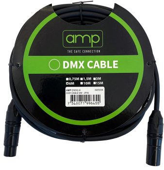 Amp DMX2-6 - 3pin, 6 meter