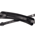 Daddario 19JL00 John Lennon. 19 mm Leather w/Pad, Black