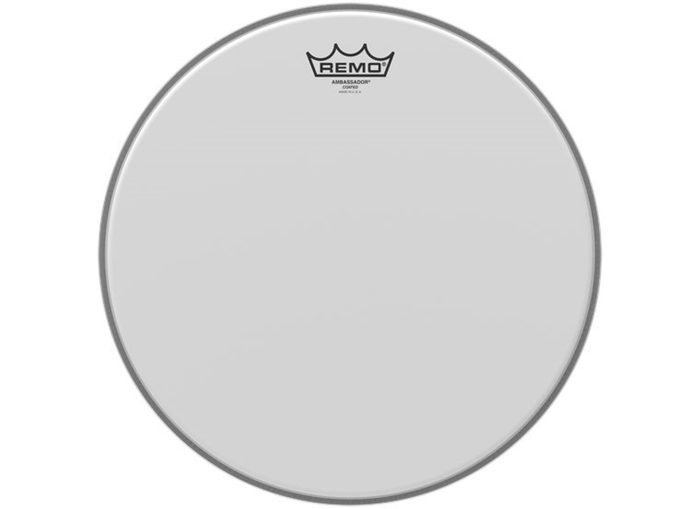 Remo Ambassador Coated 18"