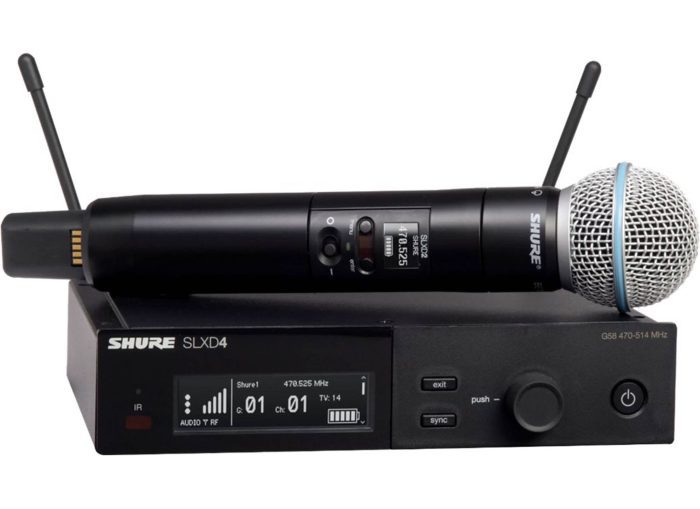 Shure SLX-D Handheld System BETA58A Microphone - 823-865MHz