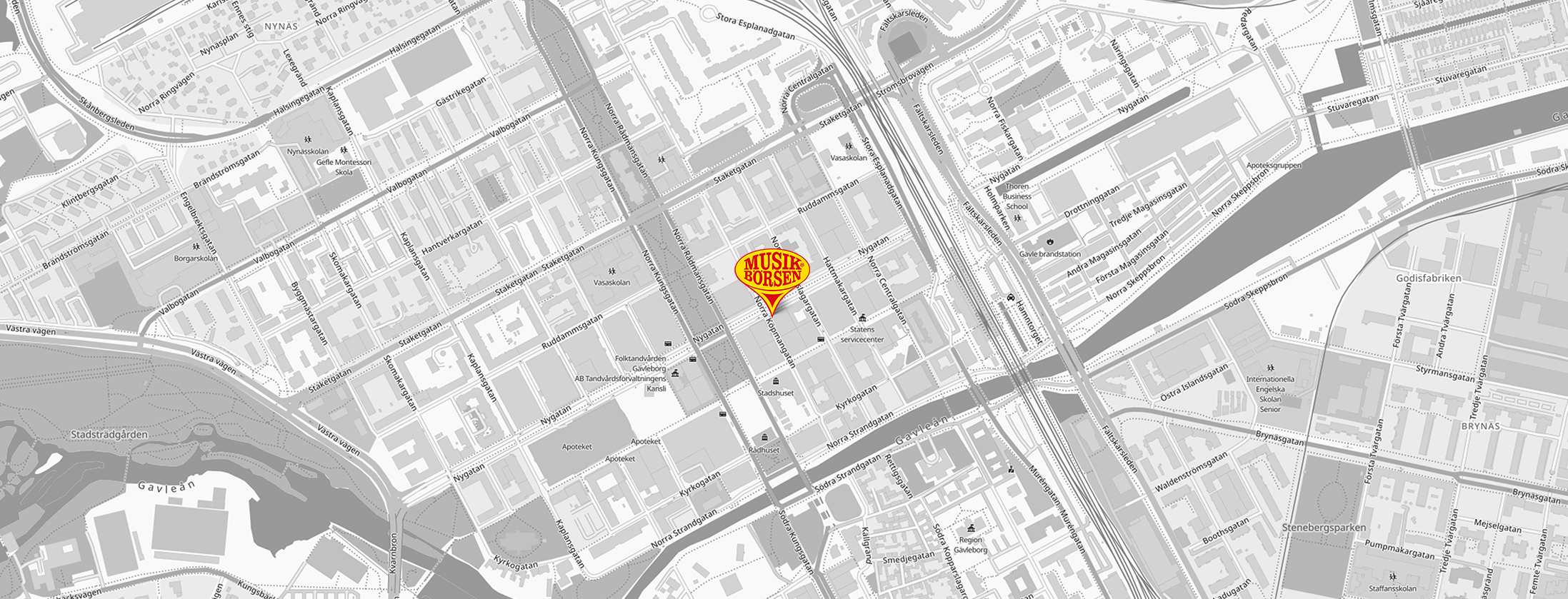 Karta Gävle