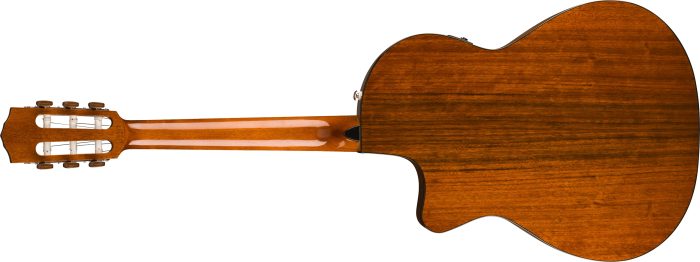 Fender CN-140SCE Nylon Thinline, Walnut Fingerboard, Natural w/Case