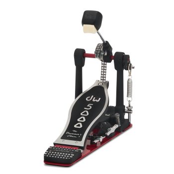 Dw DWCP5000AH4 - 5000 Series Accelerator Single Chain, Narrow Footboard Single BD Pedal with Bag