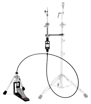 Dw DWCP9503LB4 - 9000 Series Remote Hi-Hat Stand with DWSM776 Dogbone Mulitclamp, 4ft